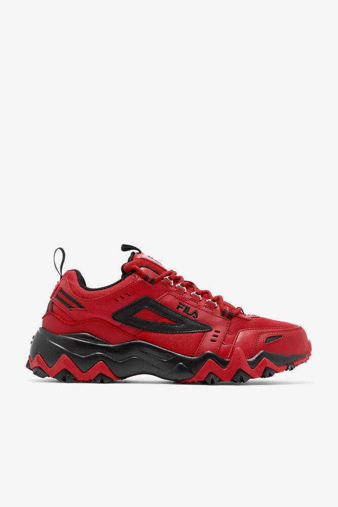 Fila Oakmont Tr Red/Black Sneakers Mens - NZ 27390-LMRI